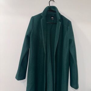 Zara green coat